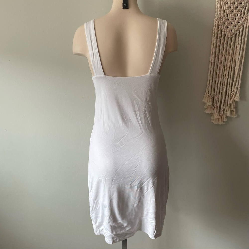 NEW Wilfred Free Evie White Bodycon Tank Dress Rayon Spandex Basic Size Large - Picture 4 of 9